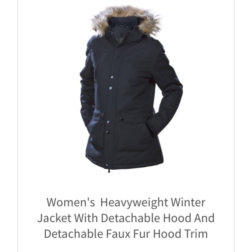 Fersten winter coat never worn. Size large NWOT